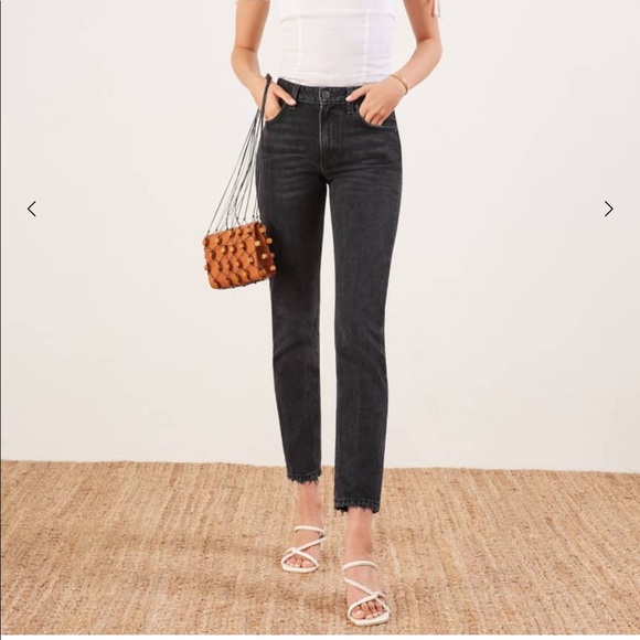 reformation straight leg jeans